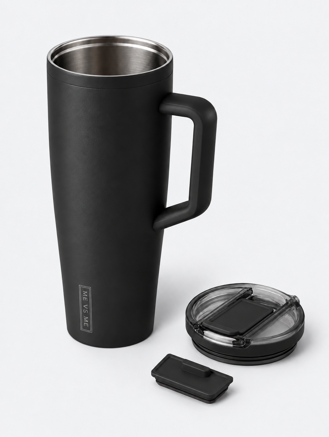 Handled Tumbler in Black