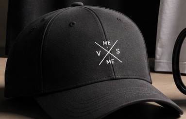 Emblem Cap in Black